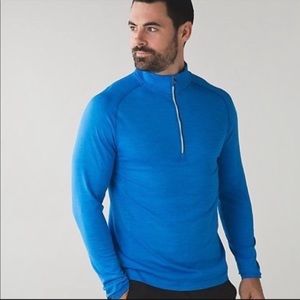 Lululemon Metal Vent Tech 1/2 Zip Royal Blue